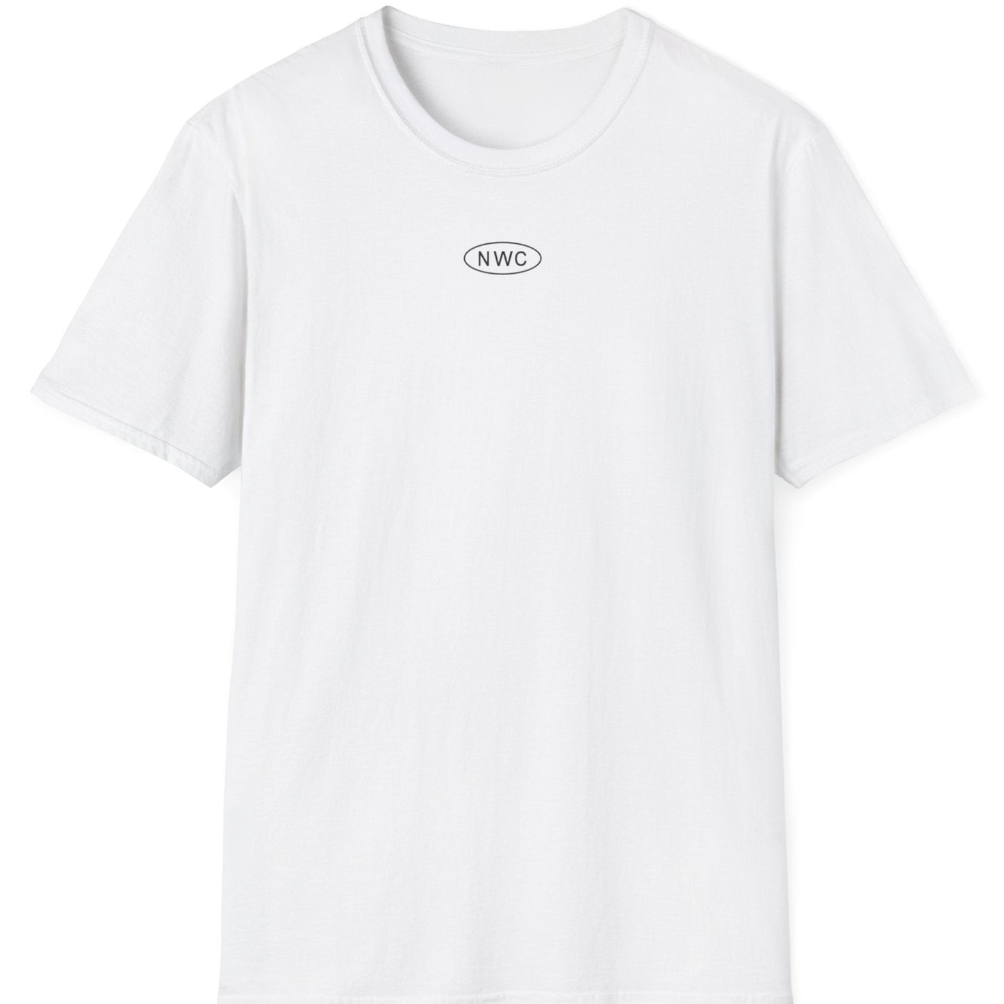 White "NWC DICED" Tee