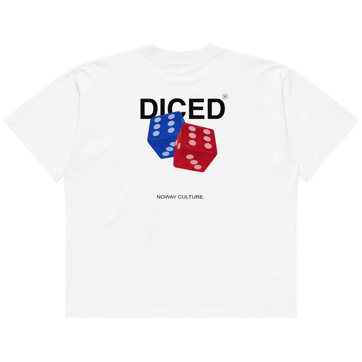 White "NWC DICED" Tee