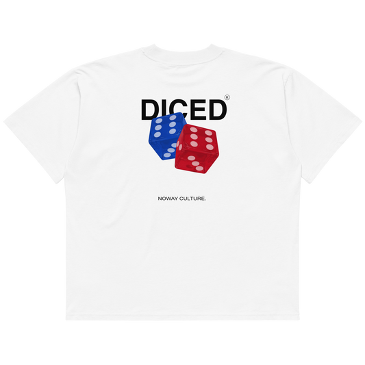 White "NWC DICED" Tee