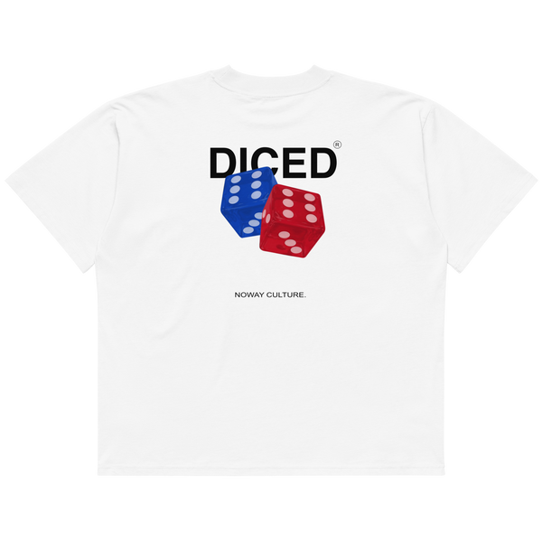 White "NWC DICED" Tee