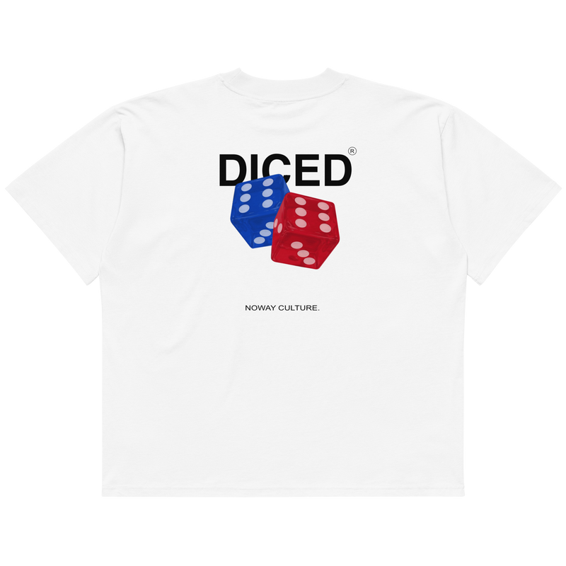 White "NWC DICED" Tee